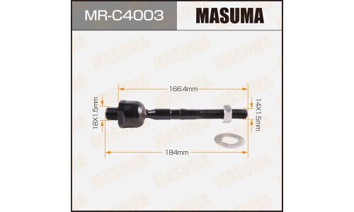 Тяга рулевая Masuma, для Mazda 6 / Atenza, арт. MR-C4003