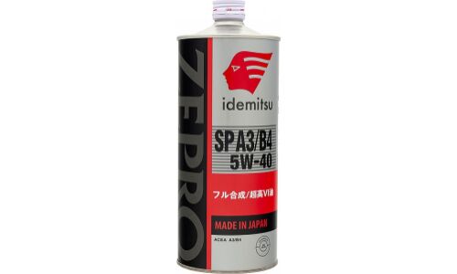 Масло моторное Idemitsu Zepro Euro Spec 5w40, синтетическое, API SP, ACEA A3/B3/B4, универсальное, 1л, арт. 30006054-001