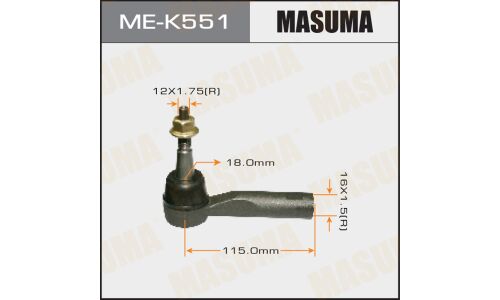 Наконечник рулевой тяги Masuma, арт. ME-K551
