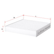 Фильтр салонный Sakura AC-933, арт. CA-1402