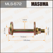 Комплект болта регулировочного (эксцентрика) Masuma MLS-572, для Toyota (OEM 48190-27020, 48198-27010, 90170-14012, 94621-11400, 90201-14005) (+гайка, шайба)