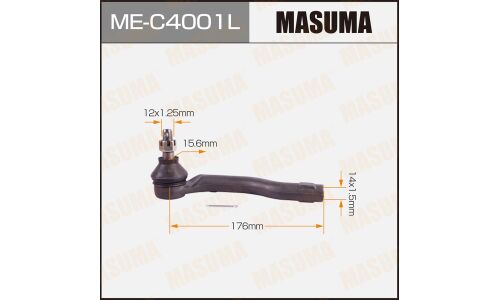Наконечник рулевой тяги Masuma, левый, арт. ME-C4001L