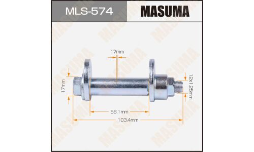 Комплект болта регулировочного (эксцентрика) Masuma MLS-574, для Toyota (OEM 90119-12126, 48409-32030, 48452-32030, 48198-48010) (+гайка, шайба)