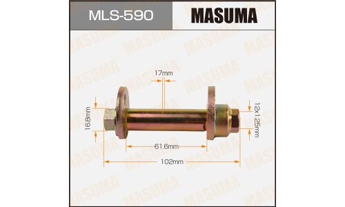 Комплект болта регулировочного (эксцентрика) Masuma MLS-590, для Toyota (OEM 90119-12278, 48409-42010, 48452-42010, 48409-42011) (+гайка, шайба)