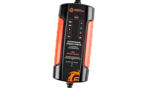 Устройство зарядное Autoprofi Агрессор AGR/SBC-080 Brick диагностическое, цифровое, 12В, до 120Ач, ток зарядки до 8А, для WET, AGM, GEL