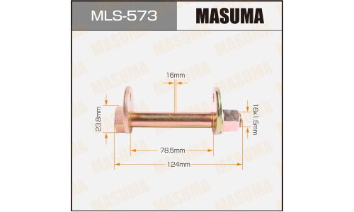 Комплект болта регулировочного (эксцентрика) Masuma MLS-573, для Toyota (OEM 48190-35010, 48190-35020, 48198-35010, 90179-16005, 90179-16013) (+гайка, шайба)