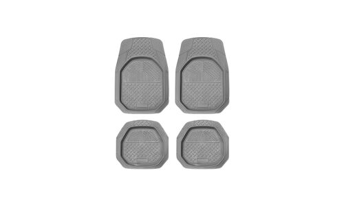 Коврики универсальные CARFORT ROVERS 8 для переднего и заднего ряда, серый цвет, ванночка, 4шт