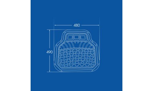 Коврики универсальные CARFORT ROVERS 9 для переднего и заднего ряда, черный цвет, 4шт