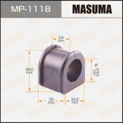 Втулка стабилизатора Masuma, арт. MP-1118