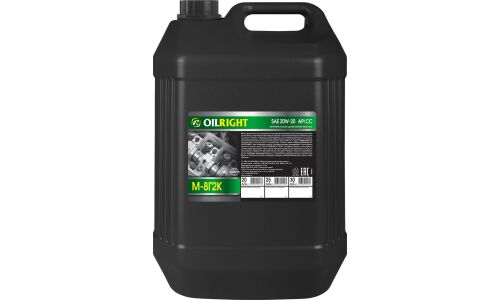 Масло моторное OILRIGHT М-8Г2К 20w20, минеральное, API CC, для дизельного двигателя, 20л, арт. 2488