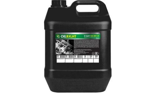 Масло моторное OILRIGHT М-8ДМ 20w20, минеральное, API CD, для дизельного двигателя, 20л, арт. 2497