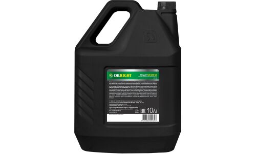 Масло моторное OILRIGHT М-8ДМ 20w20, минеральное, API CD, для дизельного двигателя, 10л, арт. 2495