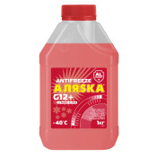 Антифриз Аляsка Long Life G12+ LLC, красный, -40°C, 1кг, арт. 5082
