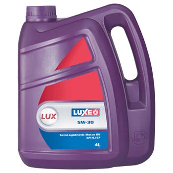 

Масло моторное Luxe LUX 5w30 полусинтетическое, SJ/CF, универсальное, 4л