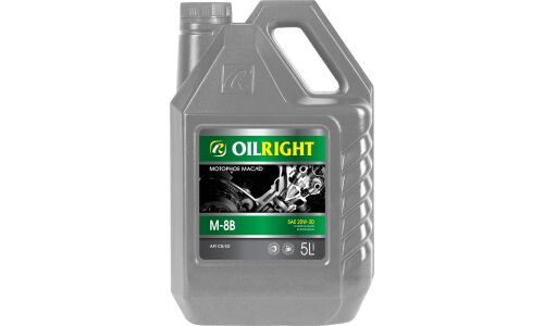 Масло моторное OILRIGHT М-8В 20w20, минеральное, API SD/CB, универсальное, 5л, арт. 2484