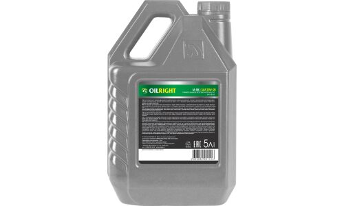 Масло моторное OILRIGHT М-8В 20w20, минеральное, API SD/CB, универсальное, 5л, арт. 2484