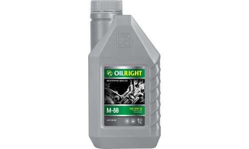 Масло моторное OILRIGHT М-8В 20w20, минеральное, API SD/CB, универсальное, 1л, арт. 2486