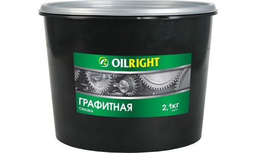 Смазка пластичная OILRIGHT, эксплуатационно-консервационная, многоцелевая, графитная, противозадирная, ведро 2.1кг, арт. 6087