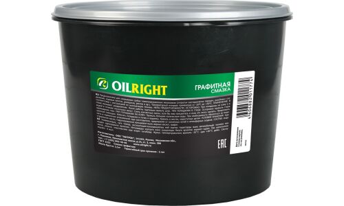 Смазка пластичная OILRIGHT, эксплуатационно-консервационная, многоцелевая, графитная, противозадирная, ведро 2.1кг, арт. 6087