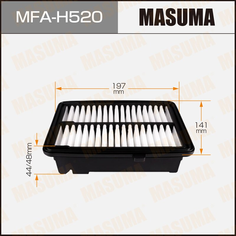 

Фильтр воздушный Masuma A-898V, арт. MFA-H520