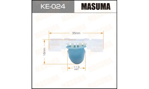 Клипса крепёжная молдинга дверей Masuma, для BMW, арт. KE-024