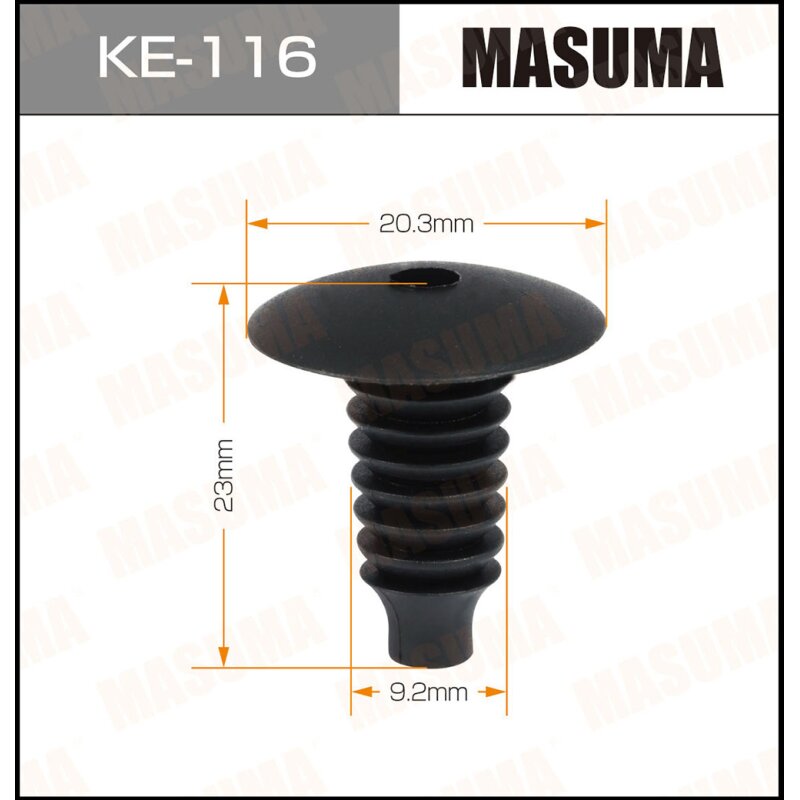 

Клипса крепежная MASUMA KE-116 (OEM 2207713, 90082231, N90201601H
