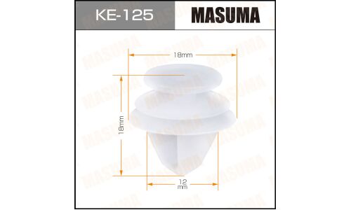 Клипса крепёжная деталей кузова Masuma, для Citroen, Peugeot, арт. KE-125