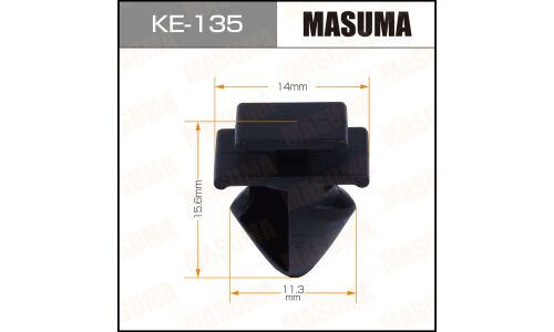 Клипса крепёжная накладок дверей Masuma, для Peugeot, арт. KE-135