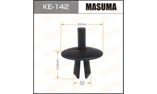 Клипса крепёжная защиты двигателя Masuma, для Audi, арт. KE-142