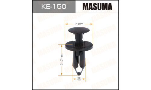 Клипса крепёжная деталей кузова Masuma, для Audi, Skoda, Volkswagen, арт. KE-150