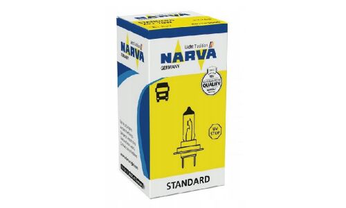 Лампа галогенная Narva Standard H7 (PX26d, T11), 24В, 70Вт, 3000К, 1 шт, арт. 48728