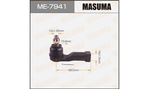 Наконечник рулевой тяги Masuma, арт. ME-7941