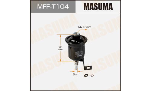 Фильтр топливный Masuma, арт. MFF-T104