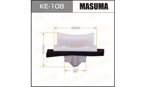 Клипса крепежная Masuma KE-108 (OEM 4069907, 4494056)