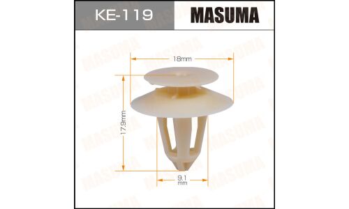 Клипса крепёжная деталей салона Masuma, для BMW, арт. KE-119