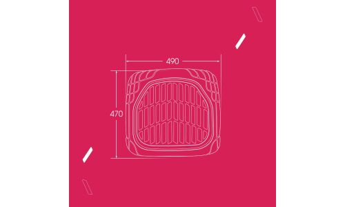 Коврики универсальные CARFORT ROVERS 6 для переднего и заднего ряда, серый цвет, ванночка, 4шт