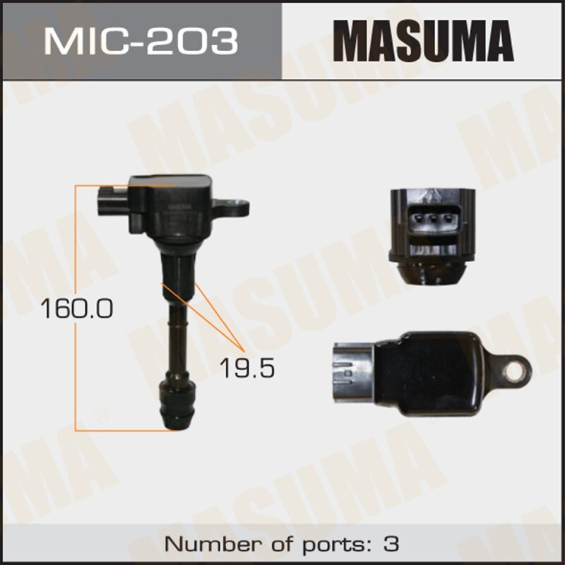 

Катушка зажигания MASUMA,