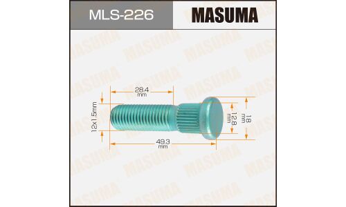 Шпилька колесная Masuma MLS-226, для Hyundai / KIA, M12x1.5(R), длина 50мм