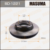 Тормозной диск Masuma, арт. BD-1221 Тормозной диск Masuma, арт. BD-1221
