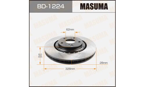 Тормозной диск Masuma, арт. BD-1224