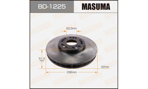 Тормозной диск Masuma, арт. BD-1225