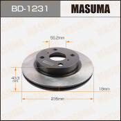 Тормозной диск Masuma, арт. BD-1231 Тормозной диск Masuma, арт. BD-1231