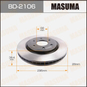 Тормозной диск Masuma, арт. BD-2106 Тормозной диск Masuma, арт. BD-2106