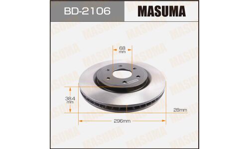 Тормозной диск Masuma, арт. BD-2106