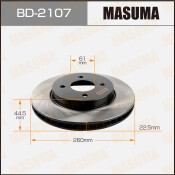 Тормозной диск Masuma, арт. BD-2107 Тормозной диск Masuma, арт. BD-2107