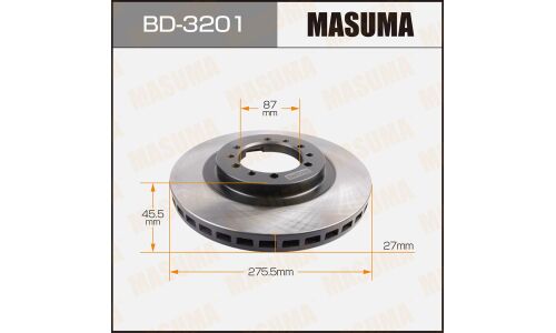 Тормозной диск Masuma, арт. BD-3201