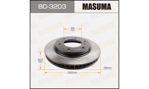 Тормозной диск Masuma, арт. BD-3203