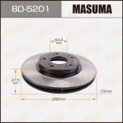 Тормозной диск Masuma, арт. BD-5201 Тормозной диск Masuma, арт. BD-5201