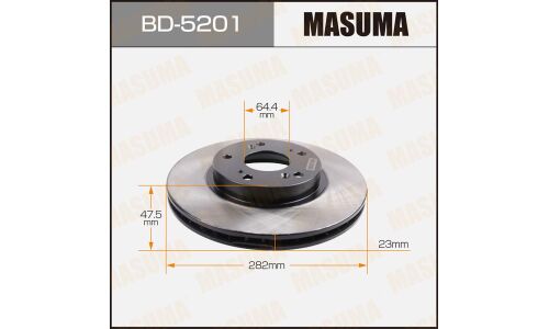 Тормозной диск Masuma, арт. BD-5201