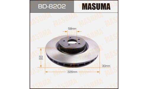 Тормозной диск Masuma, арт. BD-8202